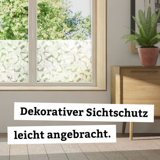 Fensterfolie static Eco Line Ginkgo image number null